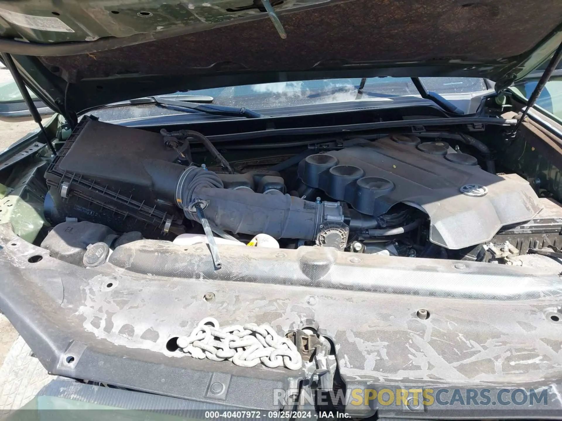 10 fotografías del automóvil dañado JTEPU5JR4N6070792 TOYOTA 4RUNNER 2022