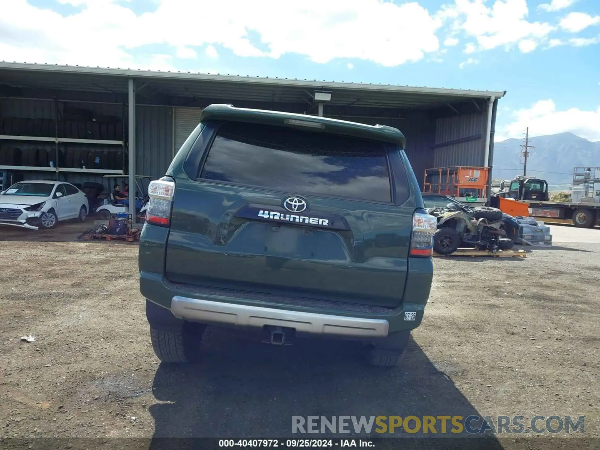 15 fotografías del automóvil dañado JTEPU5JR4N6070792 TOYOTA 4RUNNER 2022