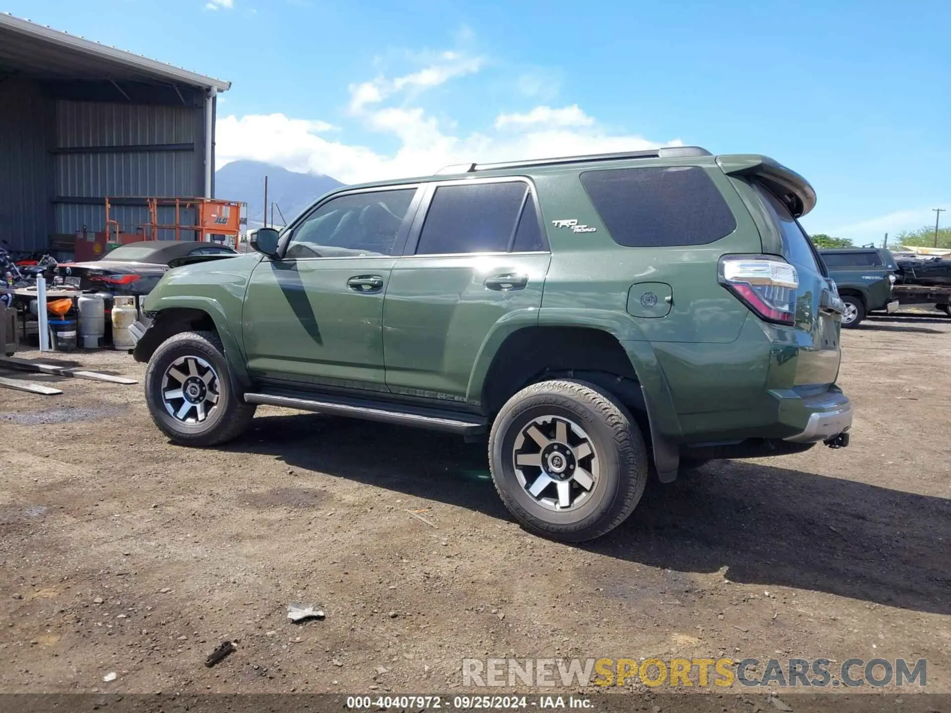 3 fotografías del automóvil dañado JTEPU5JR4N6070792 TOYOTA 4RUNNER 2022