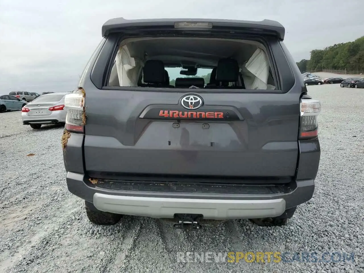 6 fotografías del automóvil dañado JTEPU5JR8N6002155 TOYOTA 4RUNNER 2022
