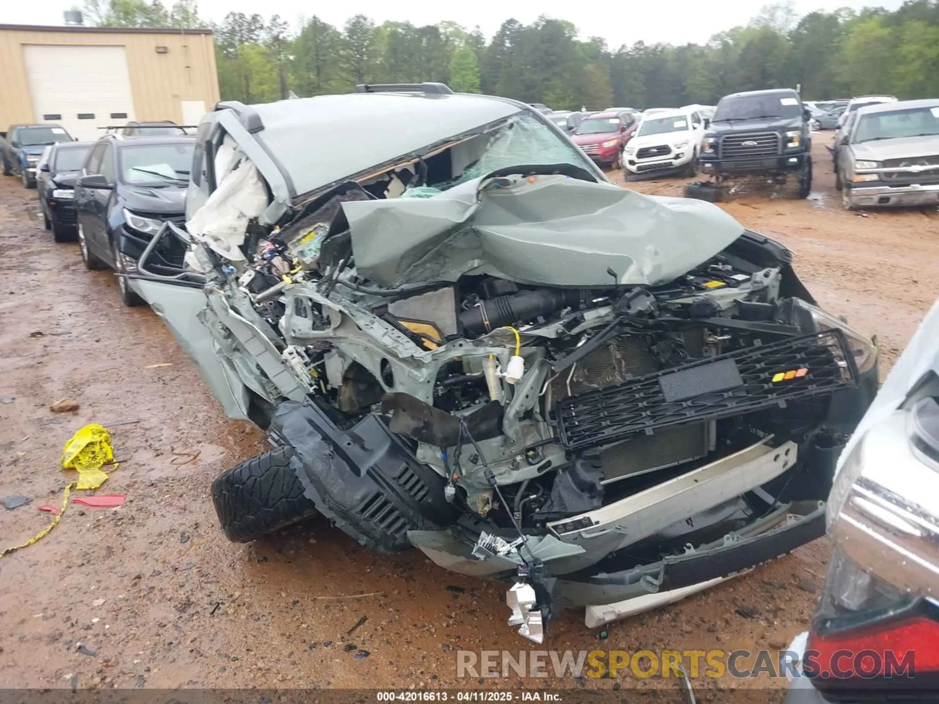 1 fotografías del automóvil dañado JTEPU5JR8N6003449 TOYOTA 4RUNNER 2022