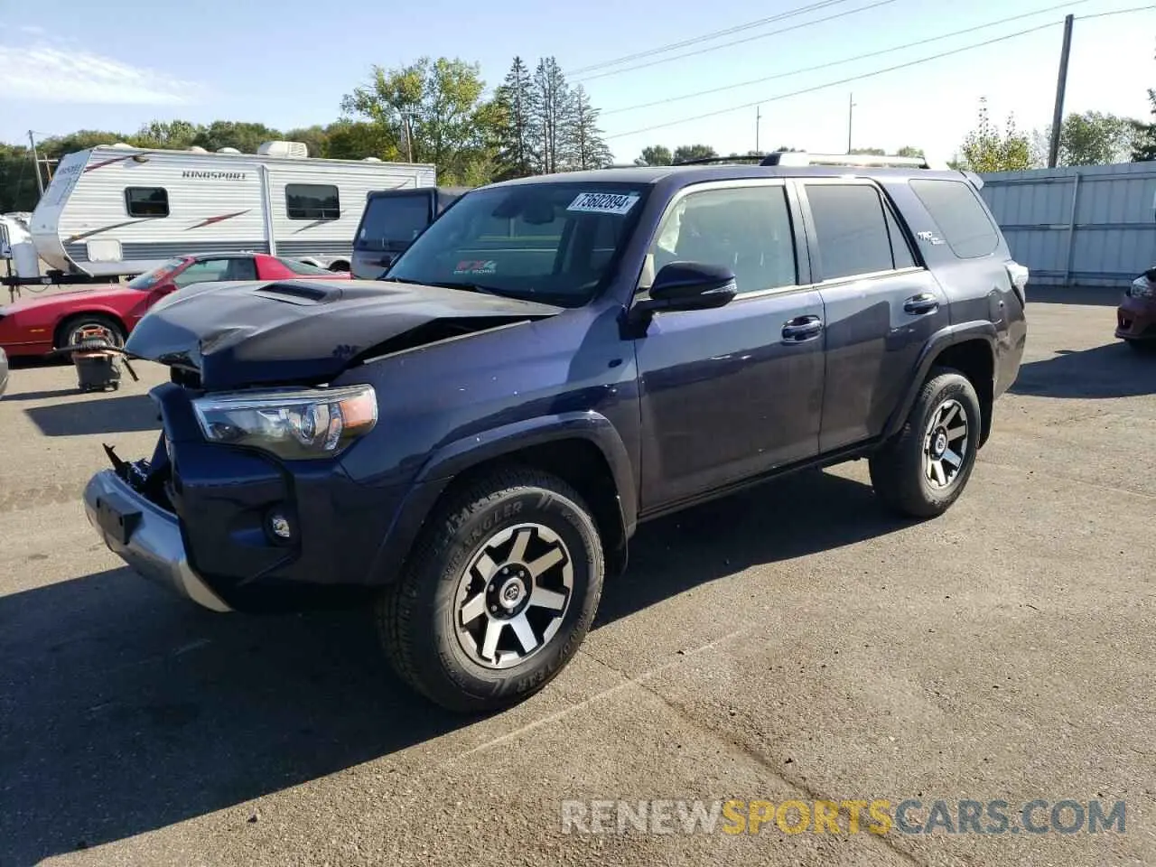 1 fotografías del automóvil dañado JTERU5JR0N6030928 TOYOTA 4RUNNER 2022