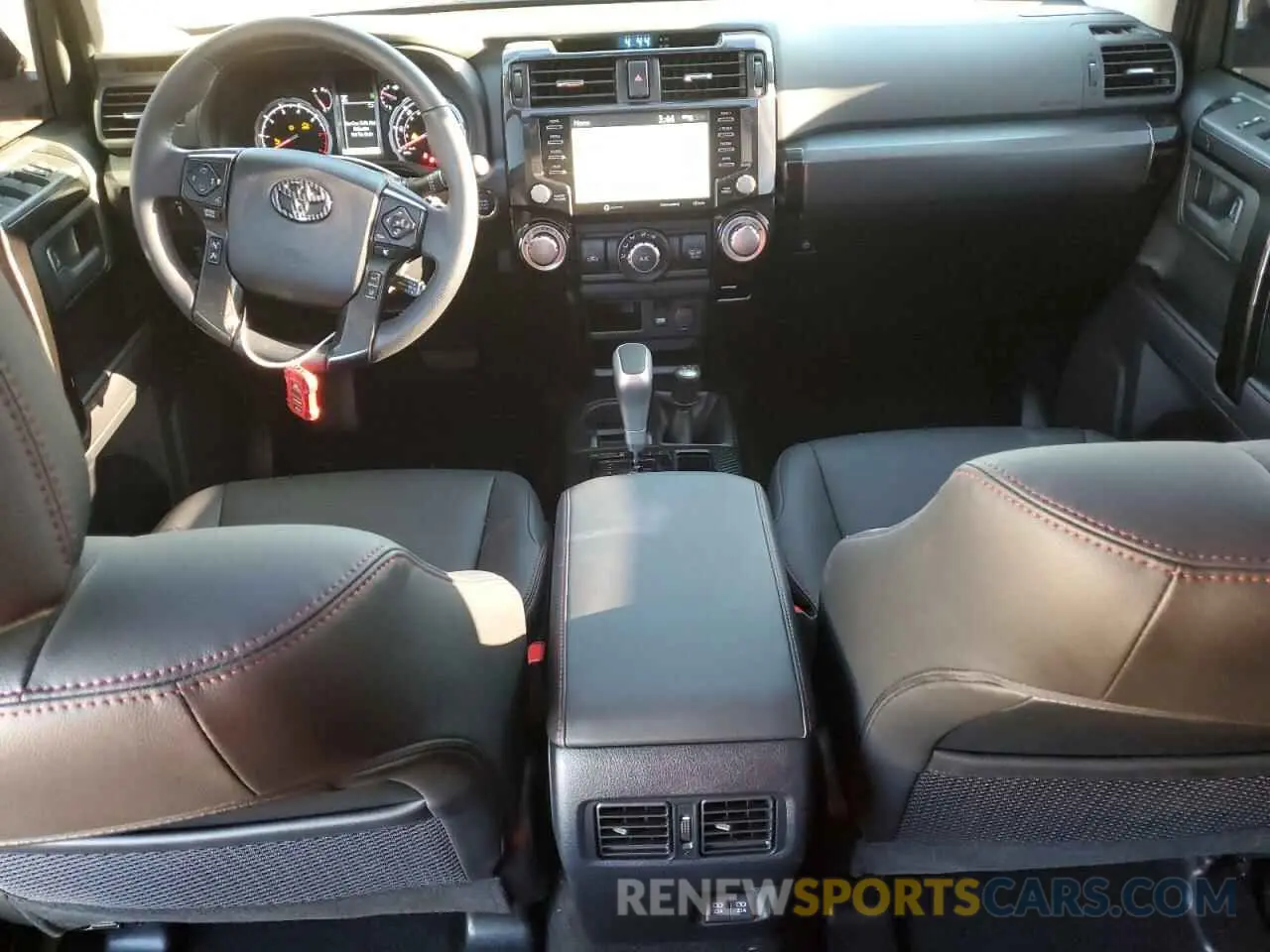 8 fotografías del automóvil dañado JTERU5JR0N6061418 TOYOTA 4RUNNER 2022