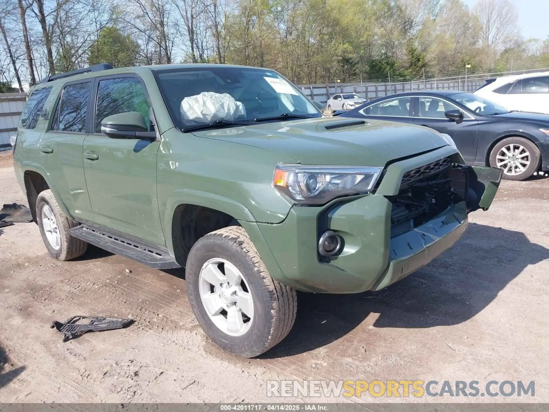1 fotografías del automóvil dañado JTERU5JR4N5973488 TOYOTA 4RUNNER 2022