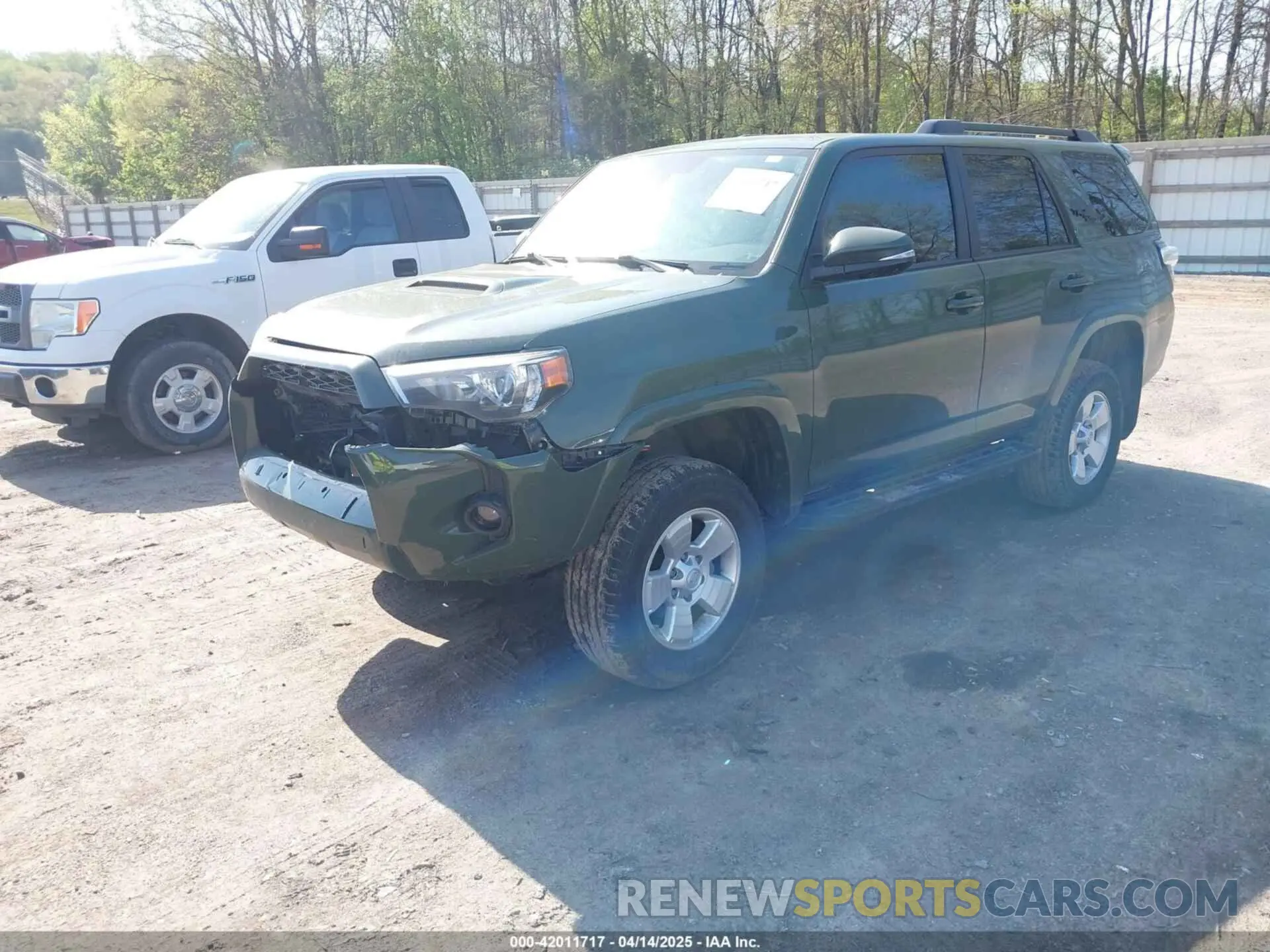 2 fotografías del automóvil dañado JTERU5JR4N5973488 TOYOTA 4RUNNER 2022