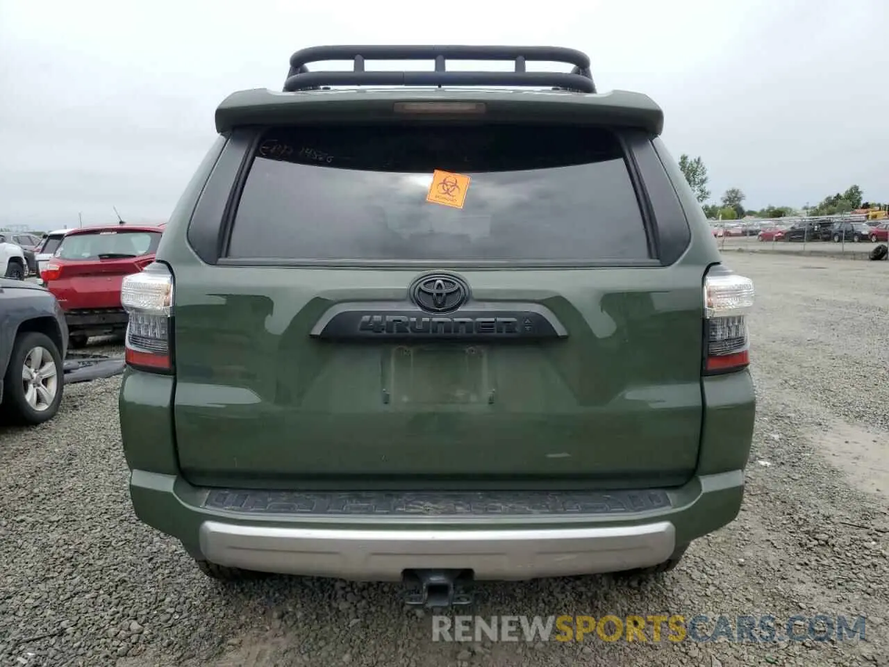 6 fotografías del automóvil dañado JTERU5JR7N6039464 TOYOTA 4RUNNER 2022