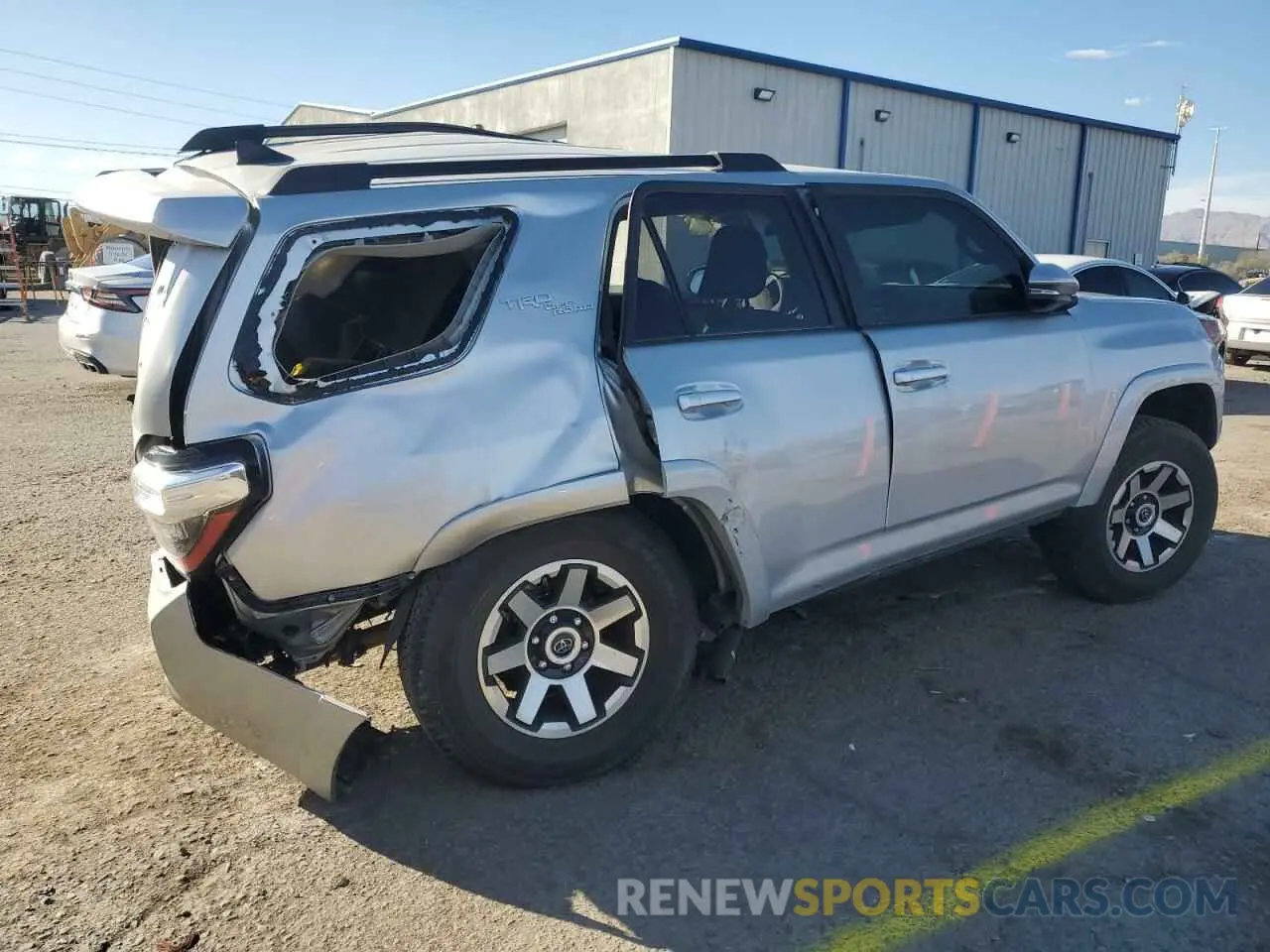 3 fotografías del automóvil dañado JTERU5JR9N5987323 TOYOTA 4RUNNER 2022