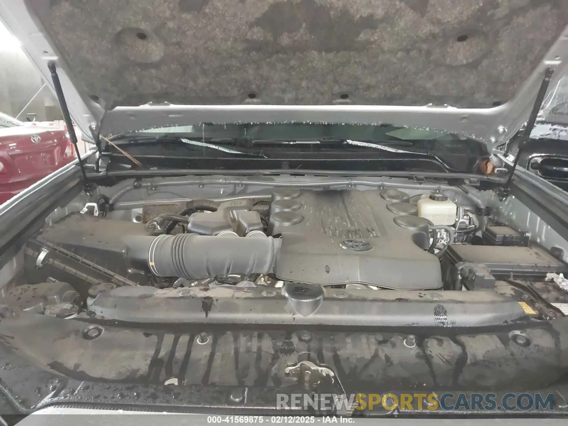 10 fotografías del automóvil dañado JTERU5JRXN6039331 TOYOTA 4RUNNER 2022