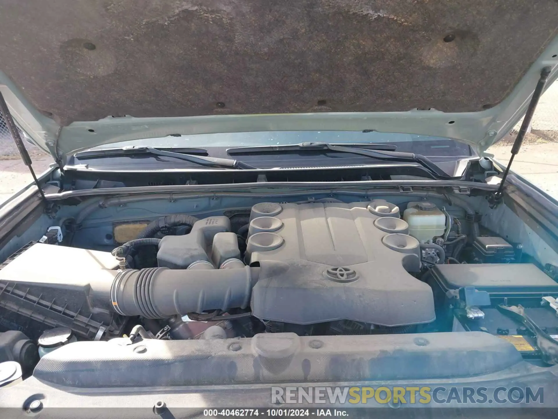 10 fotografías del automóvil dañado JTERU5JRXN6063158 TOYOTA 4RUNNER 2022