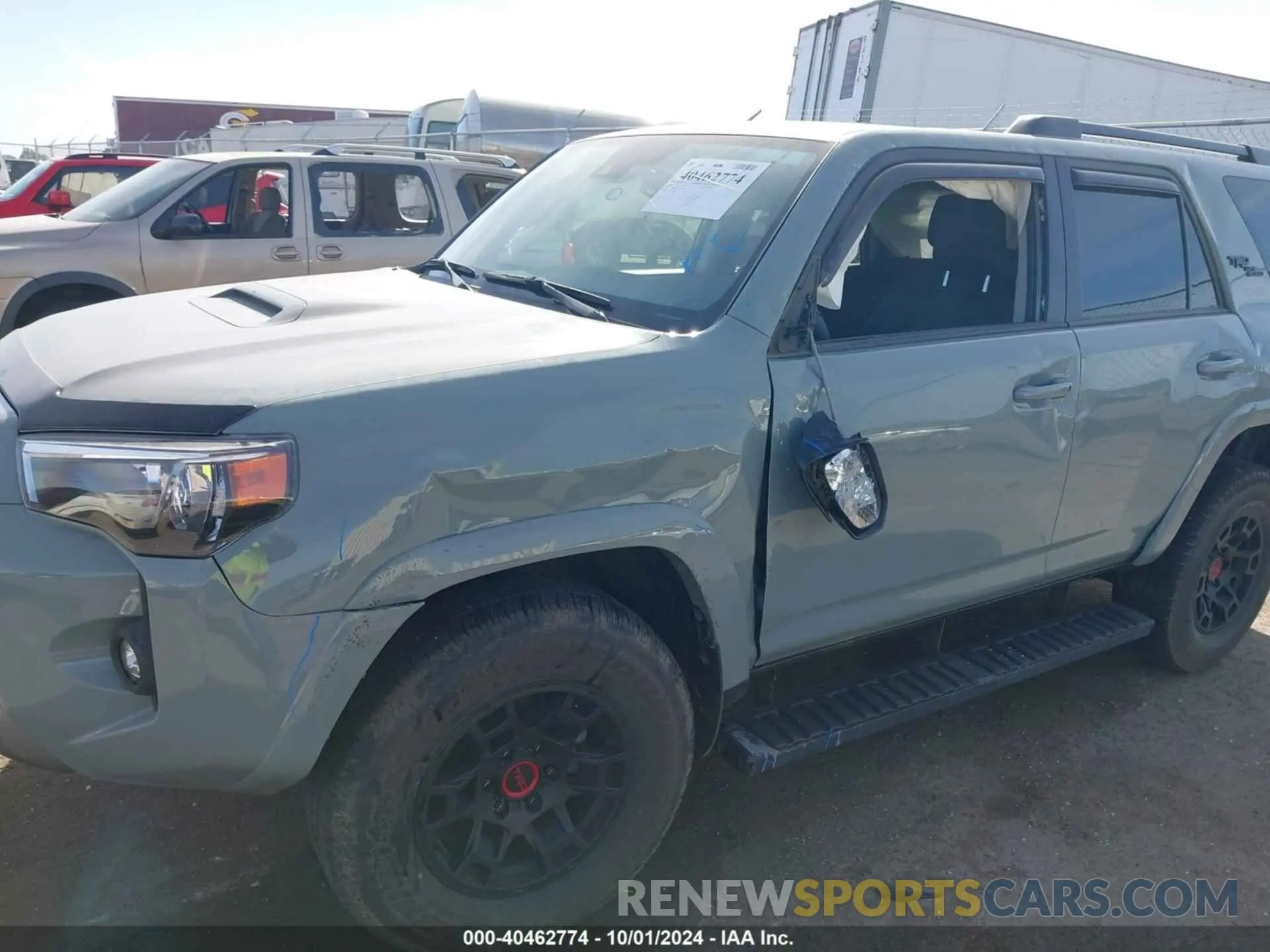 6 fotografías del automóvil dañado JTERU5JRXN6063158 TOYOTA 4RUNNER 2022