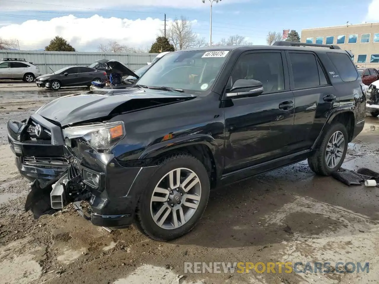 1 fotografías del automóvil dañado JTESU5JR4N5976439 TOYOTA 4RUNNER 2022