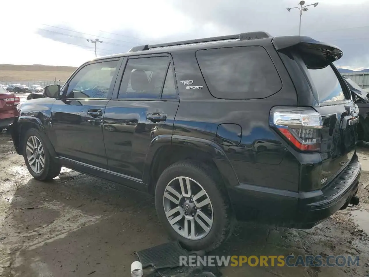 2 fotografías del automóvil dañado JTESU5JR4N5976439 TOYOTA 4RUNNER 2022