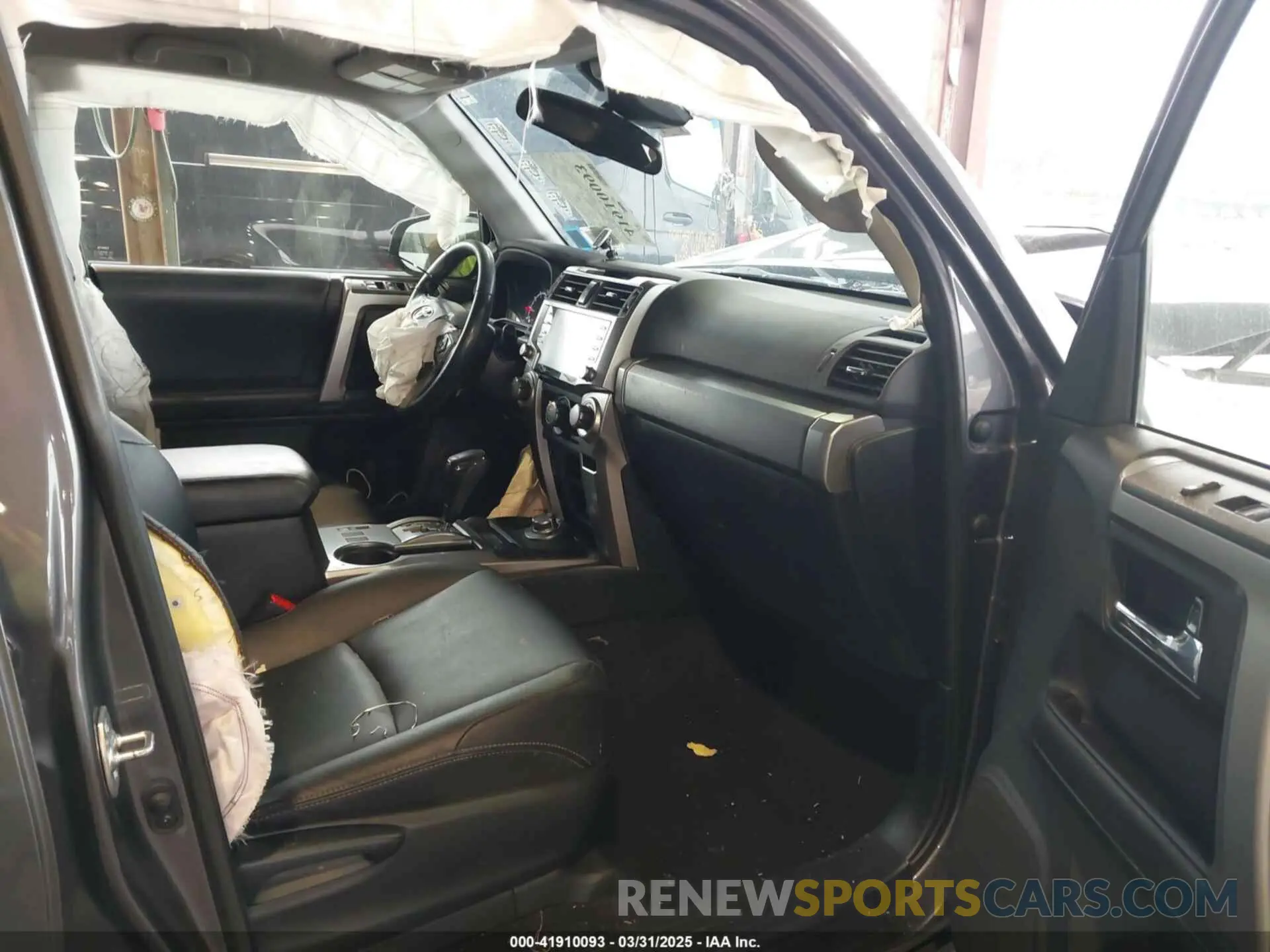 5 fotografías del automóvil dañado JTESU5JR4N5982192 TOYOTA 4RUNNER 2022