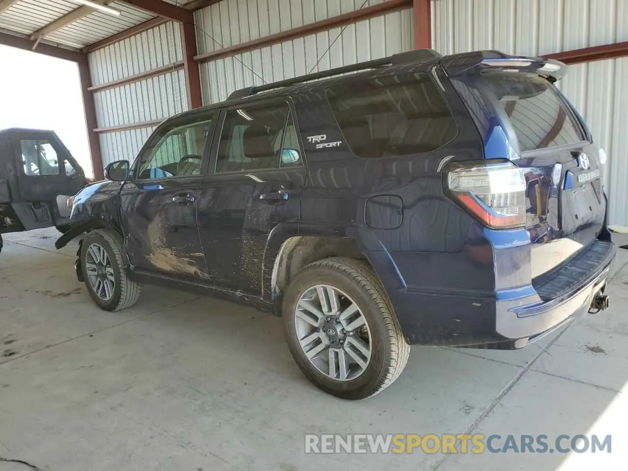 2 fotografías del automóvil dañado JTESU5JR5N6065062 TOYOTA 4RUNNER 2022