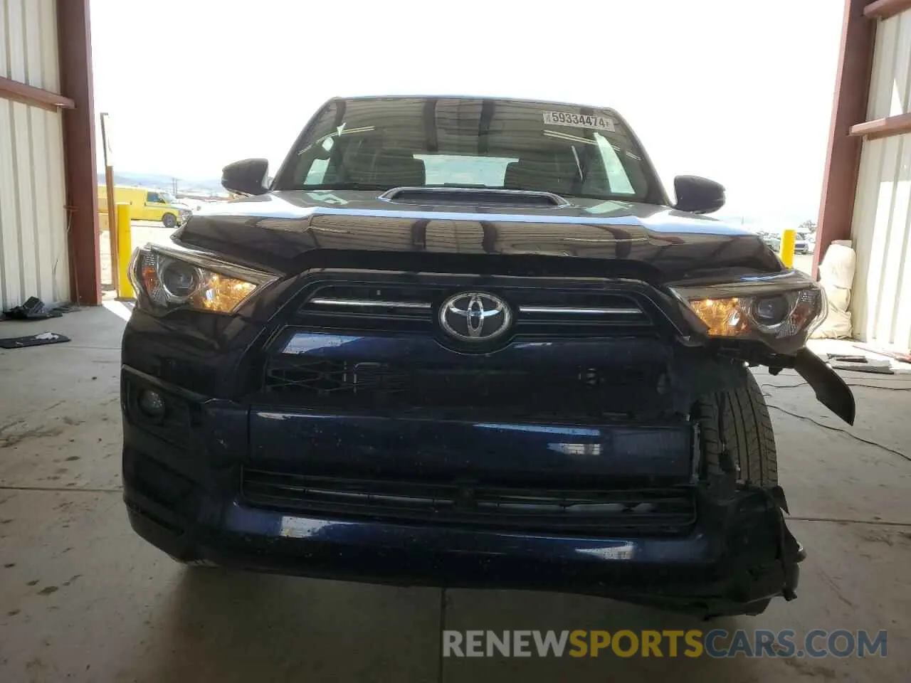 5 fotografías del automóvil dañado JTESU5JR5N6065062 TOYOTA 4RUNNER 2022