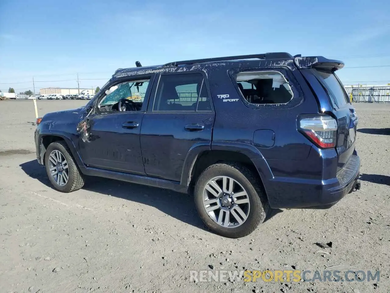 2 fotografías del automóvil dañado JTESU5JR6N6005422 TOYOTA 4RUNNER 2022