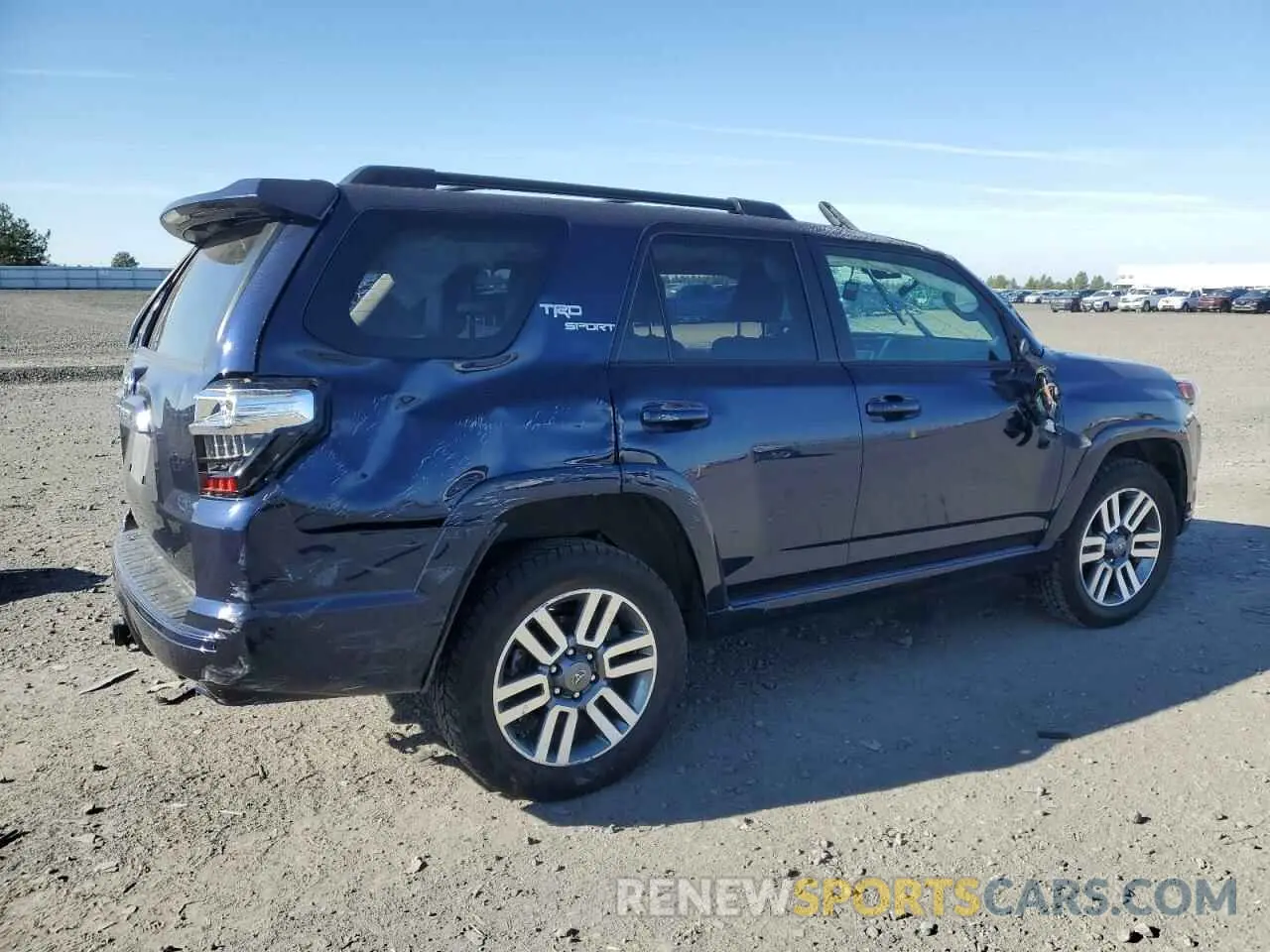 3 fotografías del automóvil dañado JTESU5JR6N6005422 TOYOTA 4RUNNER 2022