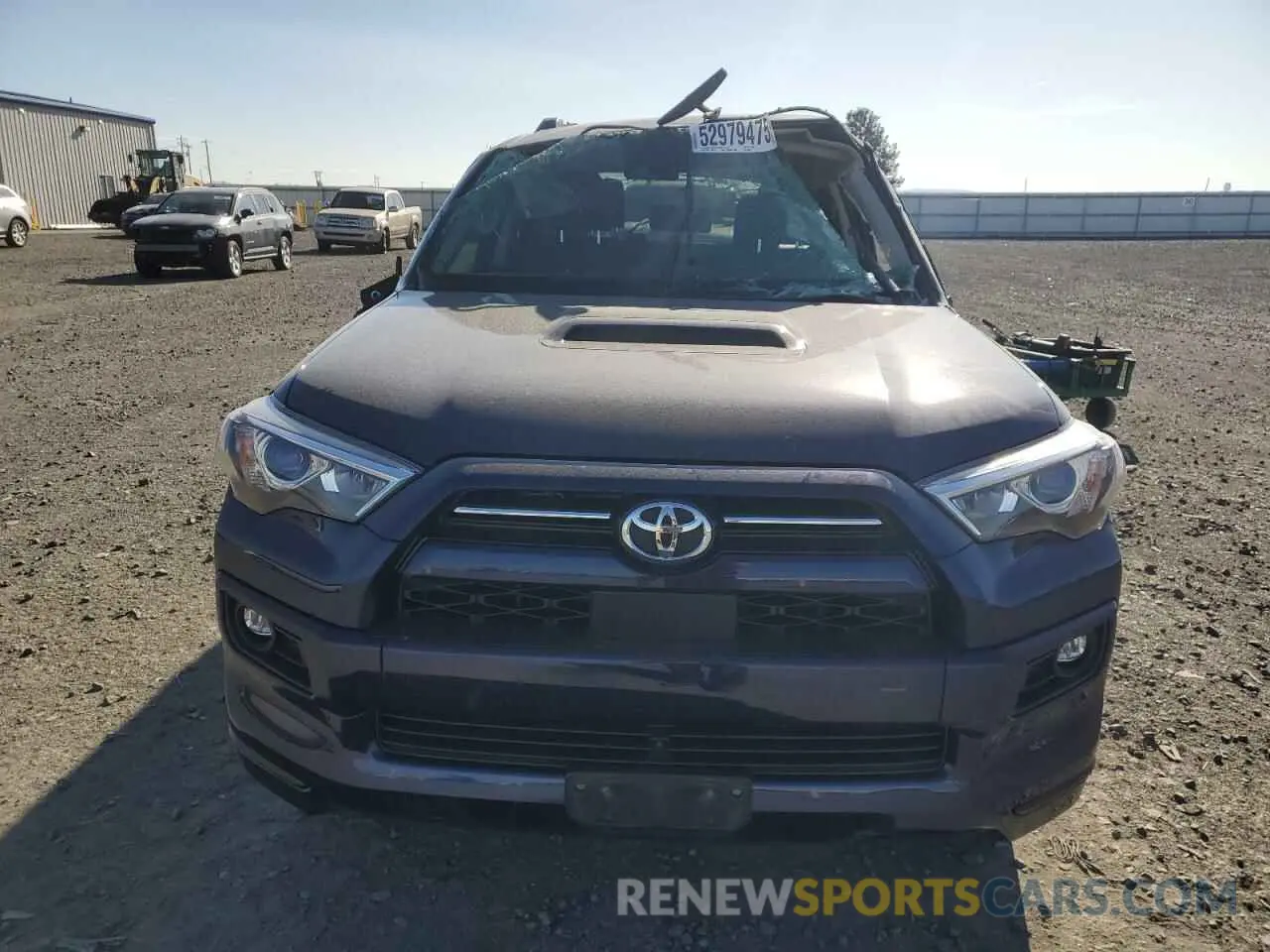 5 fotografías del automóvil dañado JTESU5JR6N6005422 TOYOTA 4RUNNER 2022