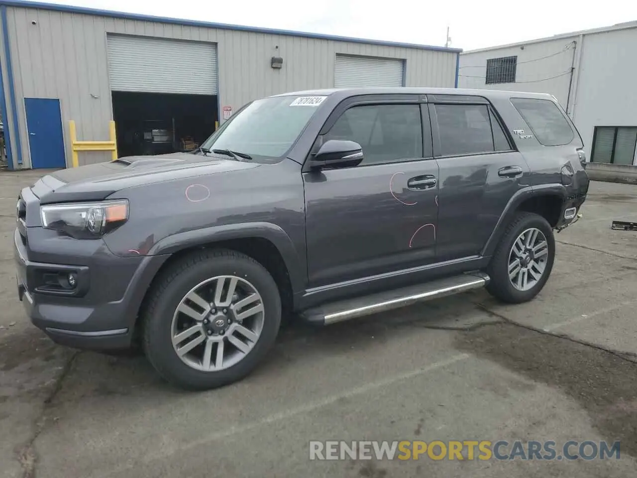 1 fotografías del automóvil dañado JTESU5JR7N6013979 TOYOTA 4RUNNER 2022