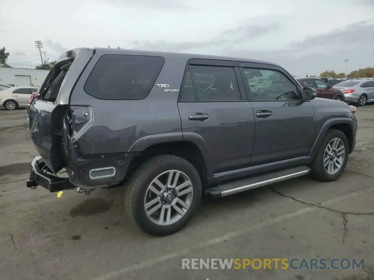 3 fotografías del automóvil dañado JTESU5JR7N6013979 TOYOTA 4RUNNER 2022