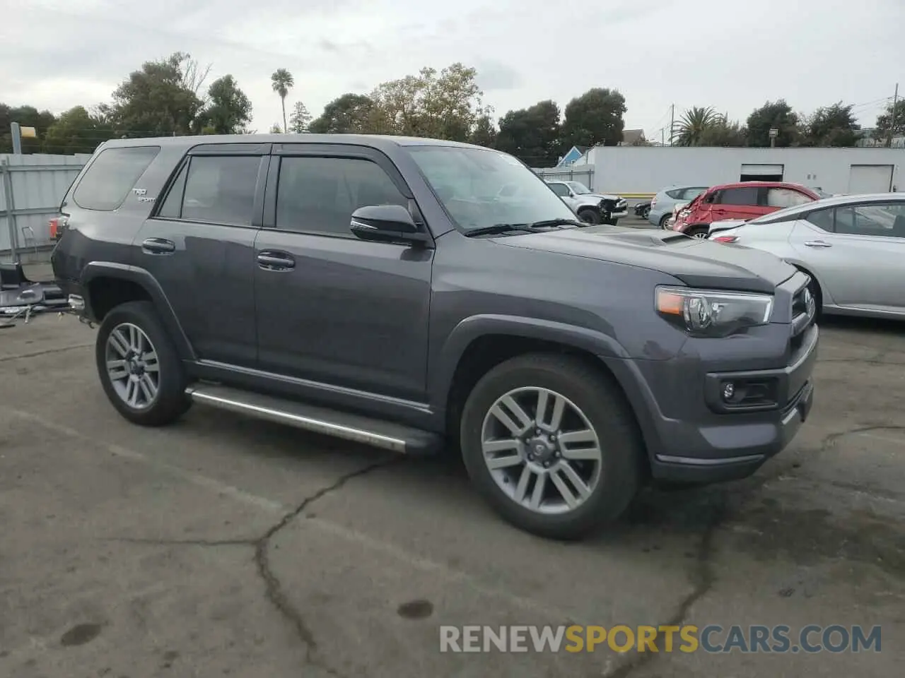 4 fotografías del automóvil dañado JTESU5JR7N6013979 TOYOTA 4RUNNER 2022