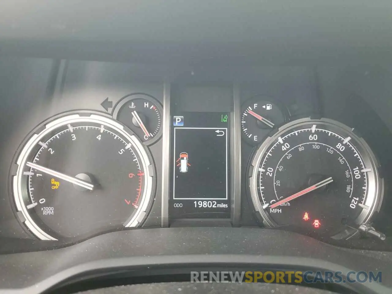 9 fotografías del automóvil dañado JTESU5JR7N6013979 TOYOTA 4RUNNER 2022