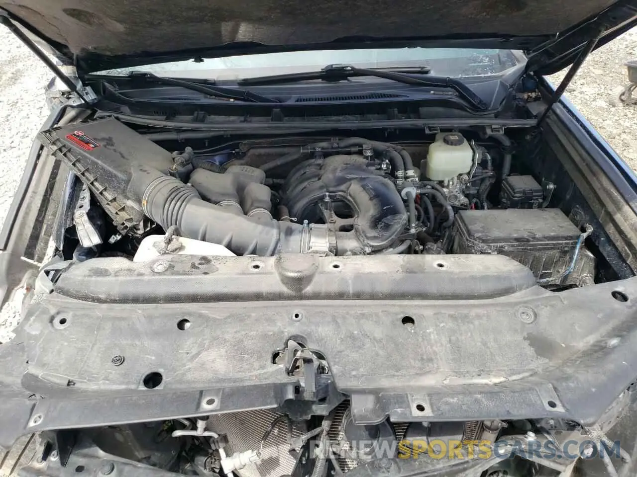 11 fotografías del automóvil dañado JTESU5JR7N6025534 TOYOTA 4RUNNER 2022