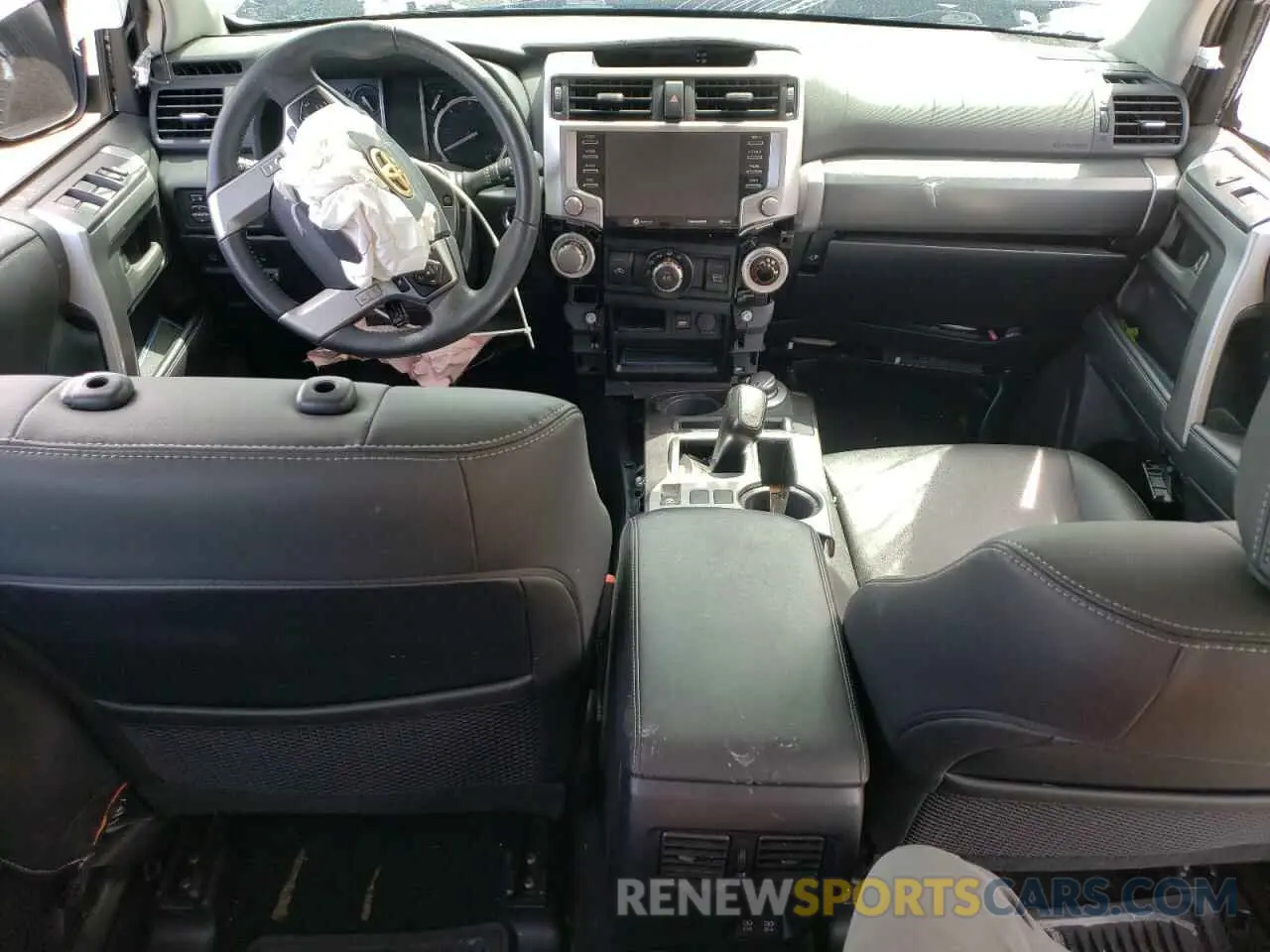 8 fotografías del automóvil dañado JTESU5JR7N6025534 TOYOTA 4RUNNER 2022