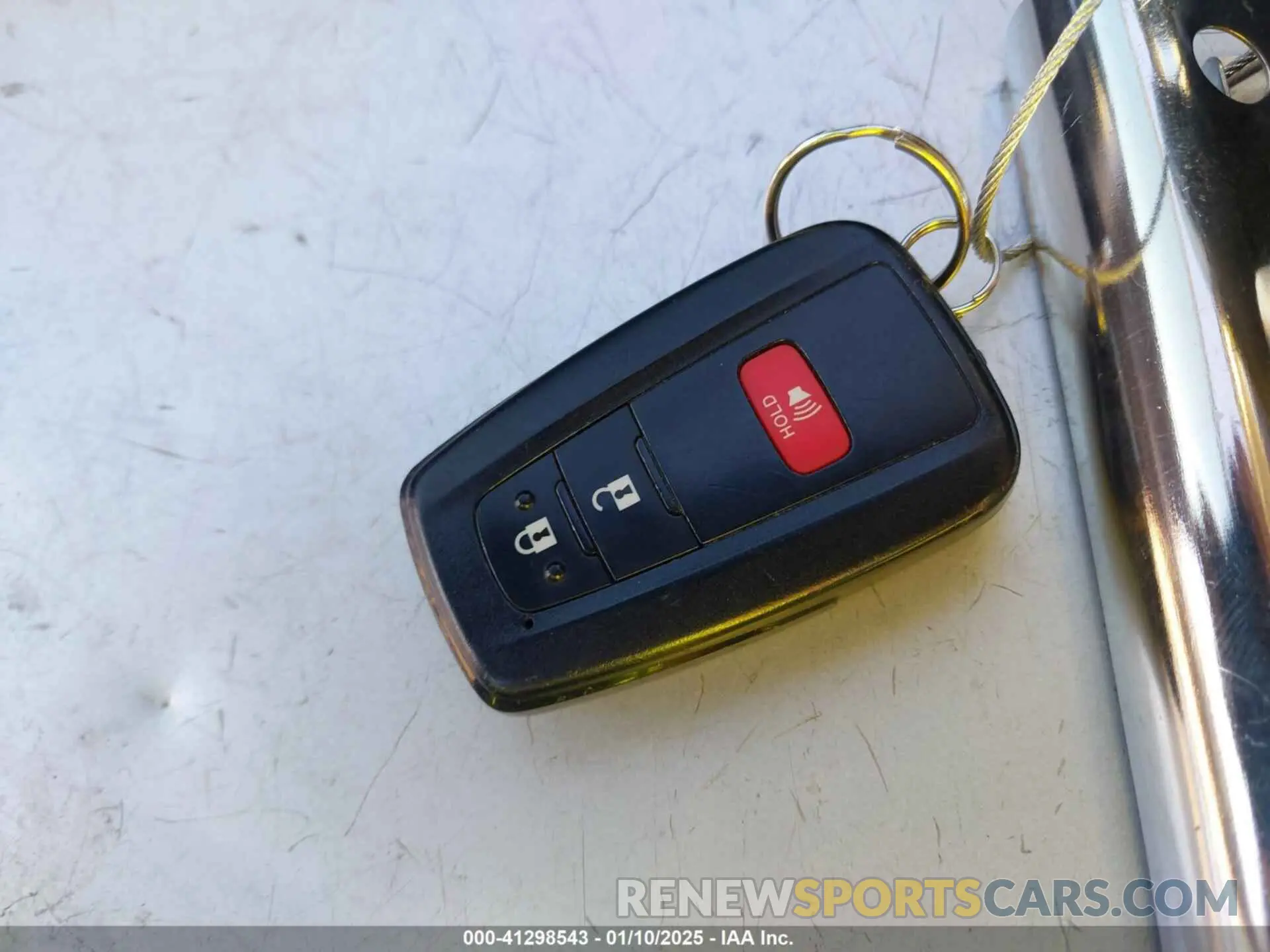 11 fotografías del automóvil dañado JTESU5JR8N5987279 TOYOTA 4RUNNER 2022