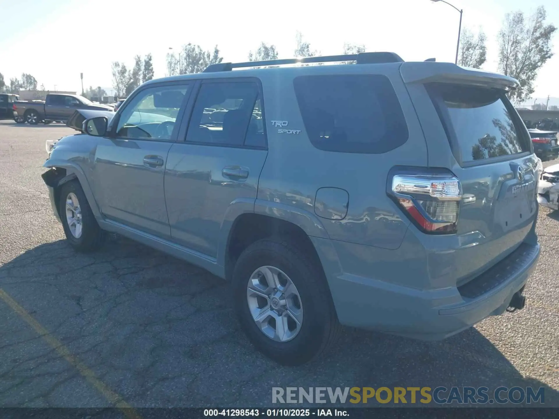 3 fotografías del automóvil dañado JTESU5JR8N5987279 TOYOTA 4RUNNER 2022