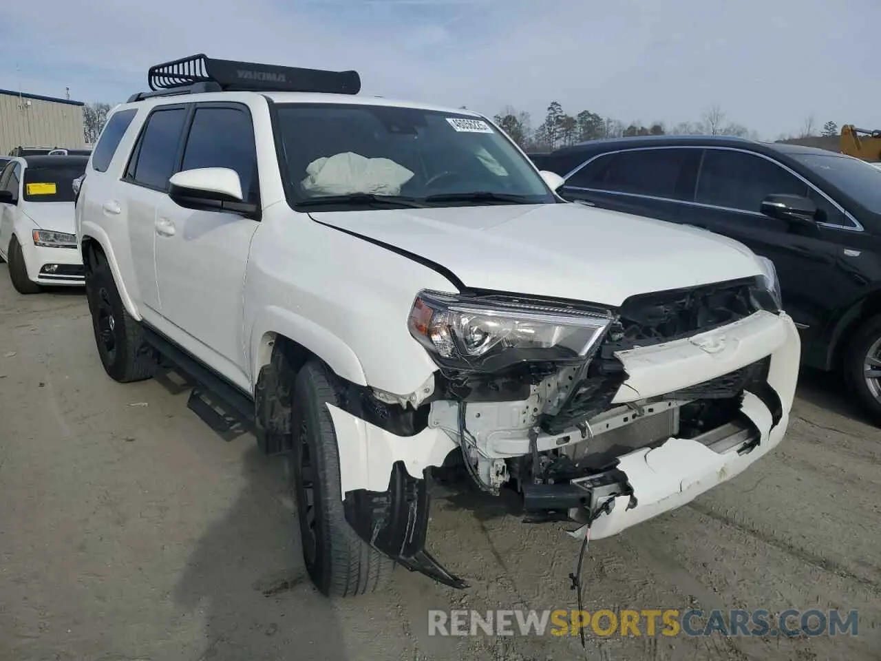 4 fotografías del automóvil dañado JTETU5JR0N6075292 TOYOTA 4RUNNER 2022