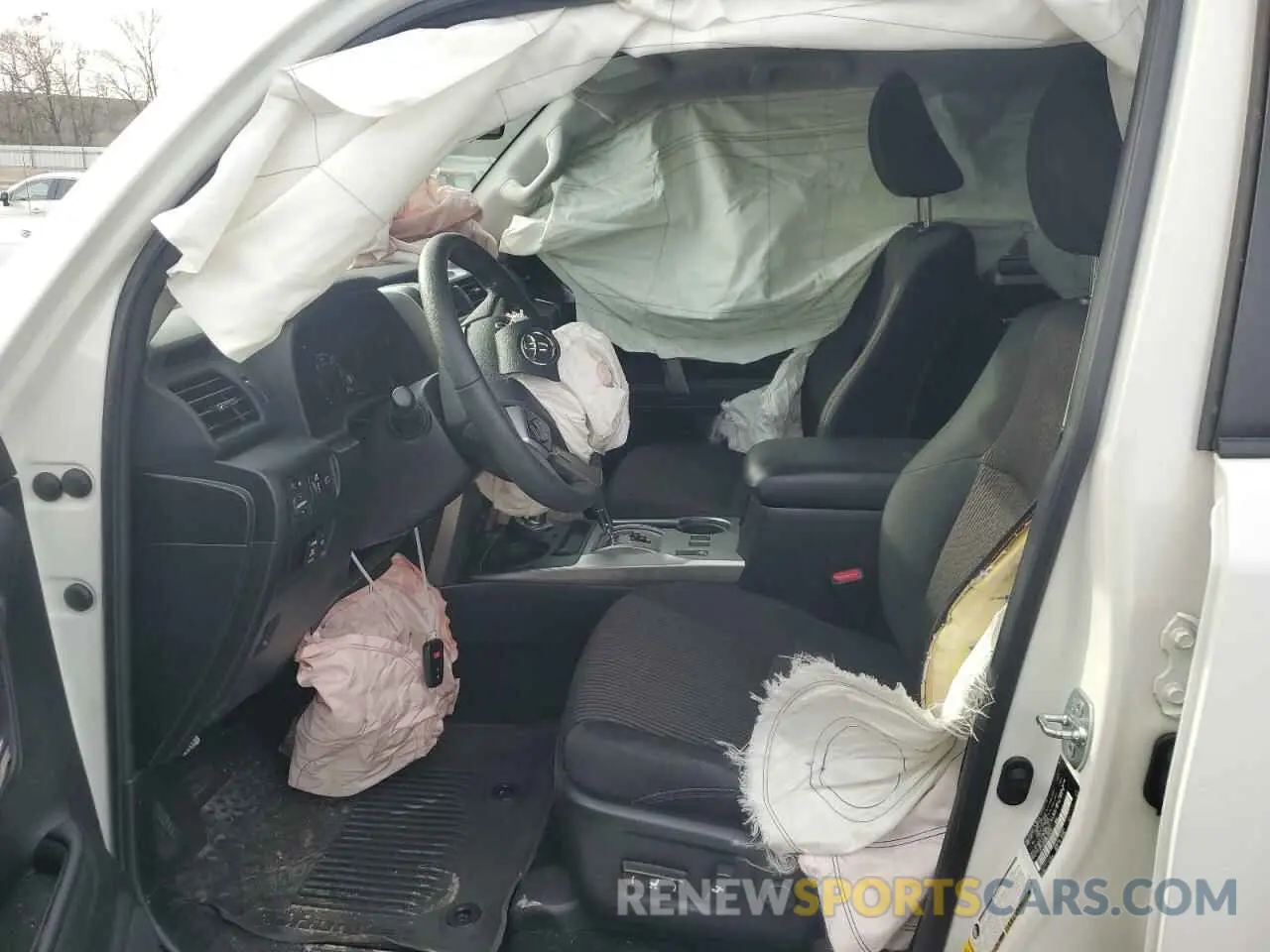 7 fotografías del automóvil dañado JTETU5JR0N6075292 TOYOTA 4RUNNER 2022