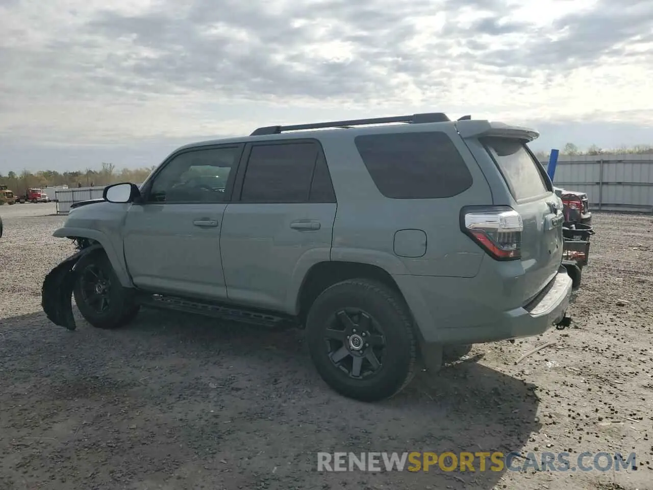 2 fotografías del automóvil dañado JTETU5JR1N6003694 TOYOTA 4RUNNER 2022