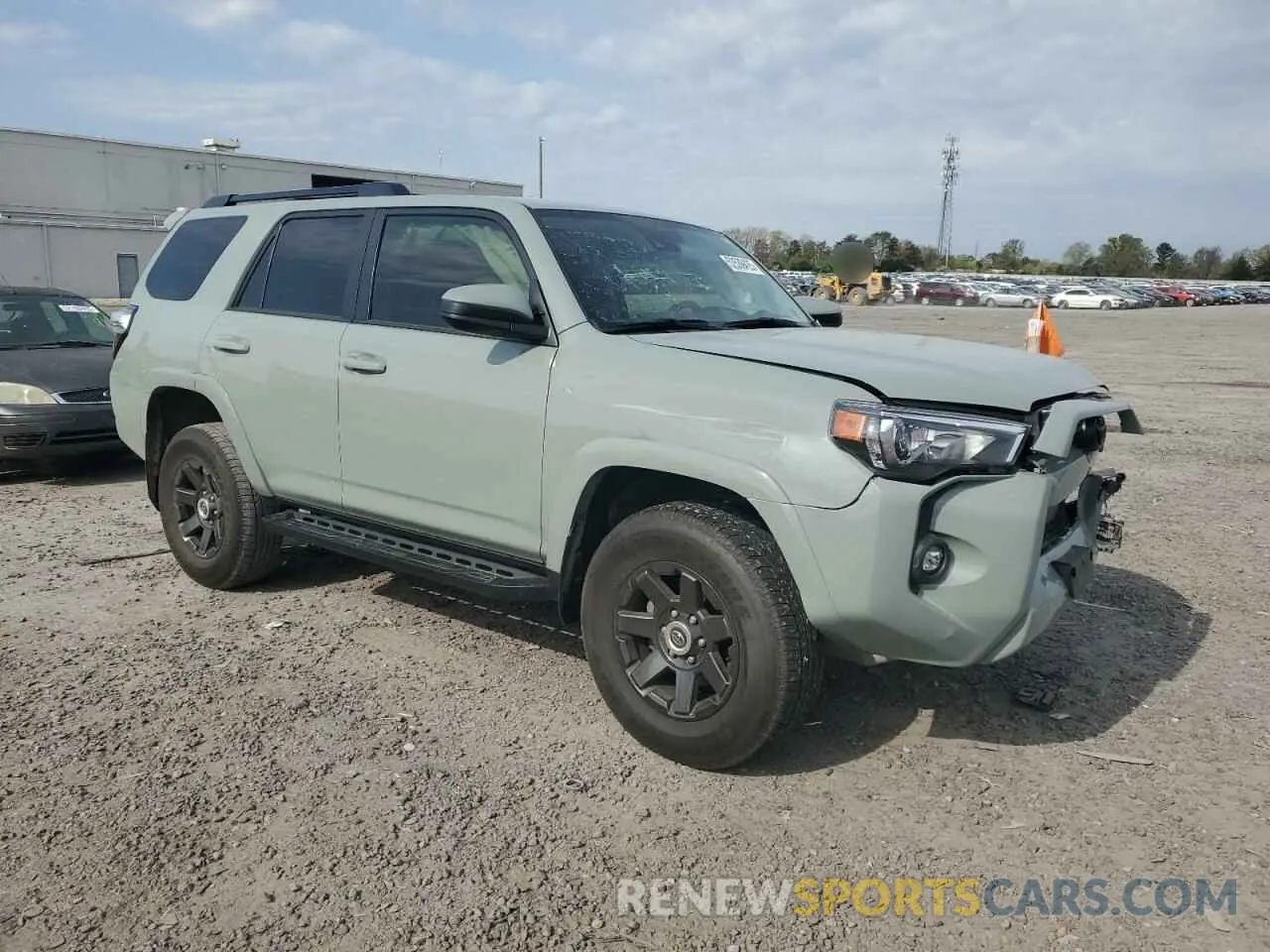 4 fotografías del automóvil dañado JTETU5JR1N6003694 TOYOTA 4RUNNER 2022