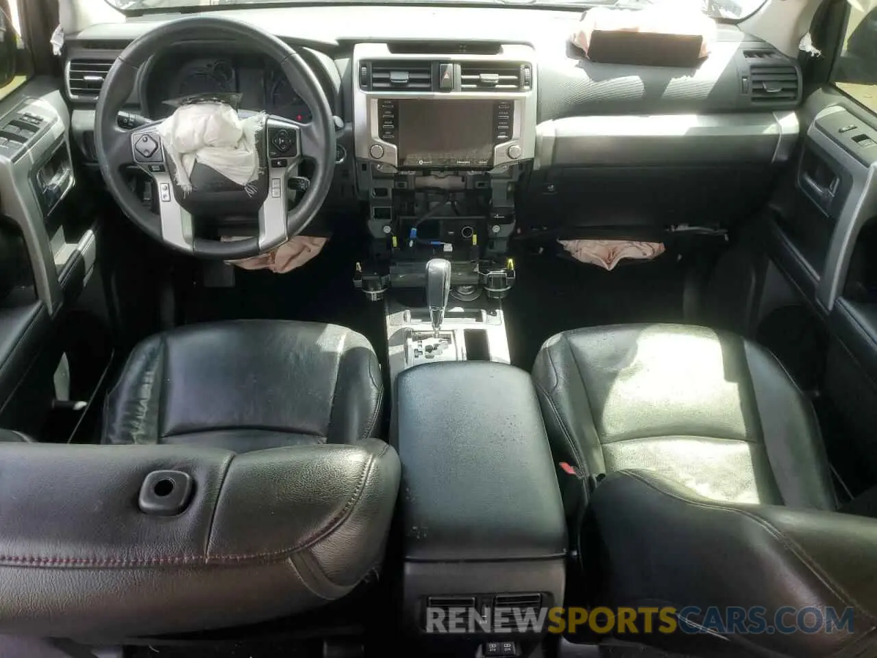 8 fotografías del automóvil dañado JTETU5JR8N6019228 TOYOTA 4RUNNER 2022