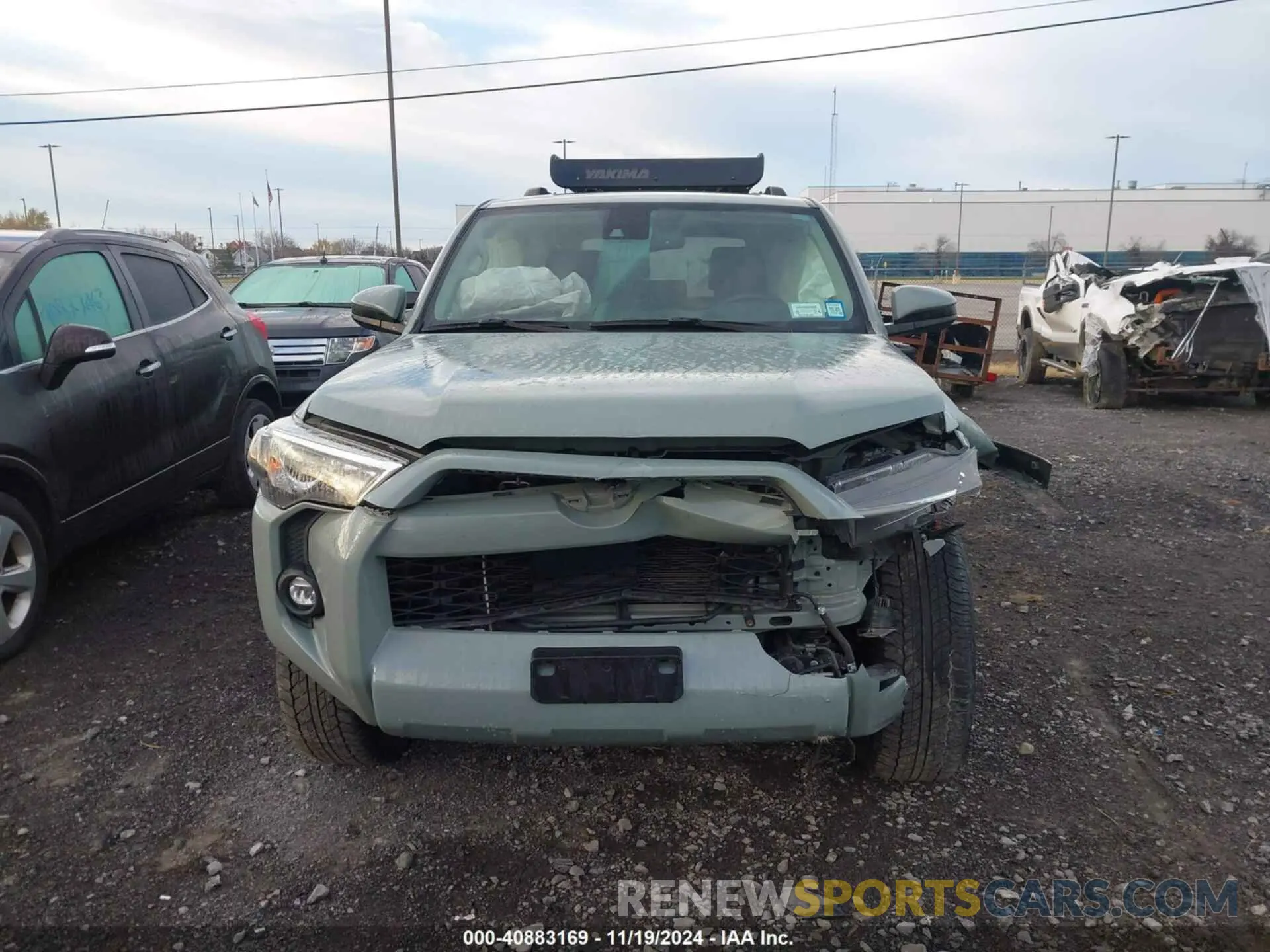 12 fotografías del automóvil dañado JTETU5JRXN6049783 TOYOTA 4RUNNER 2022