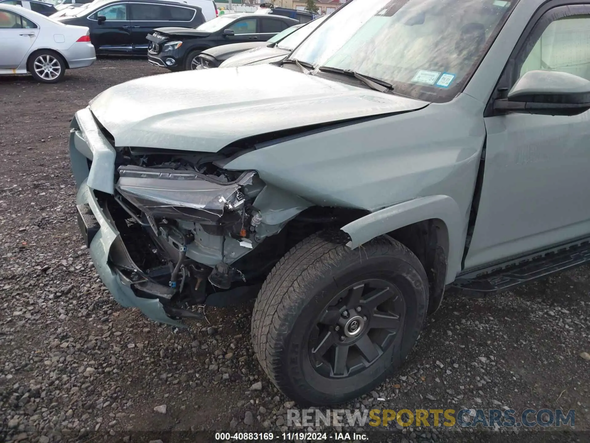 17 fotografías del automóvil dañado JTETU5JRXN6049783 TOYOTA 4RUNNER 2022