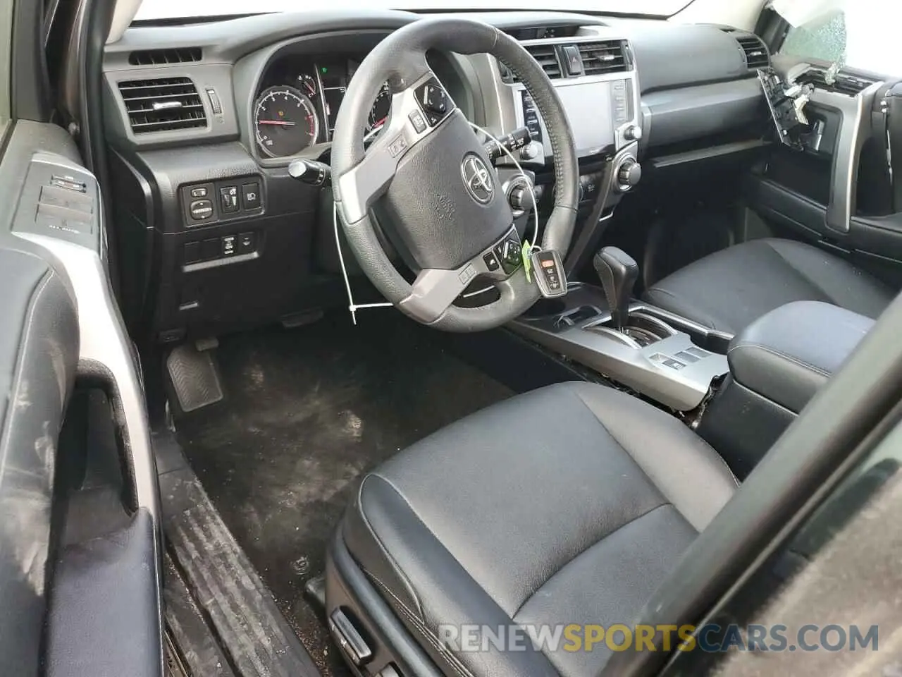 8 fotografías del automóvil dañado JTEAU5JR2P5282444 TOYOTA 4RUNNER 2023