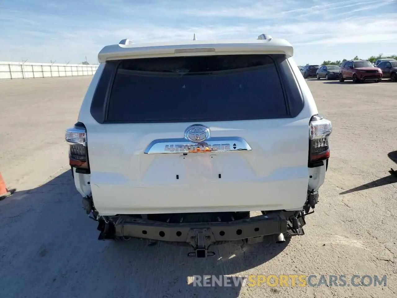 6 fotografías del automóvil dañado JTEDU5JR4P5301962 TOYOTA 4RUNNER 2023