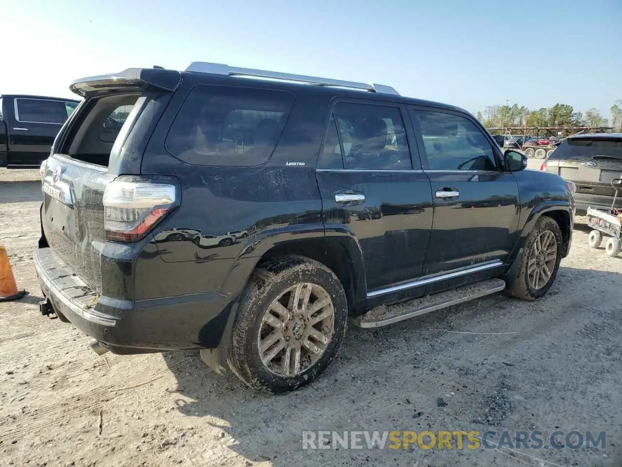 3 fotografías del automóvil dañado JTEDU5JR6P5287675 TOYOTA 4RUNNER 2023