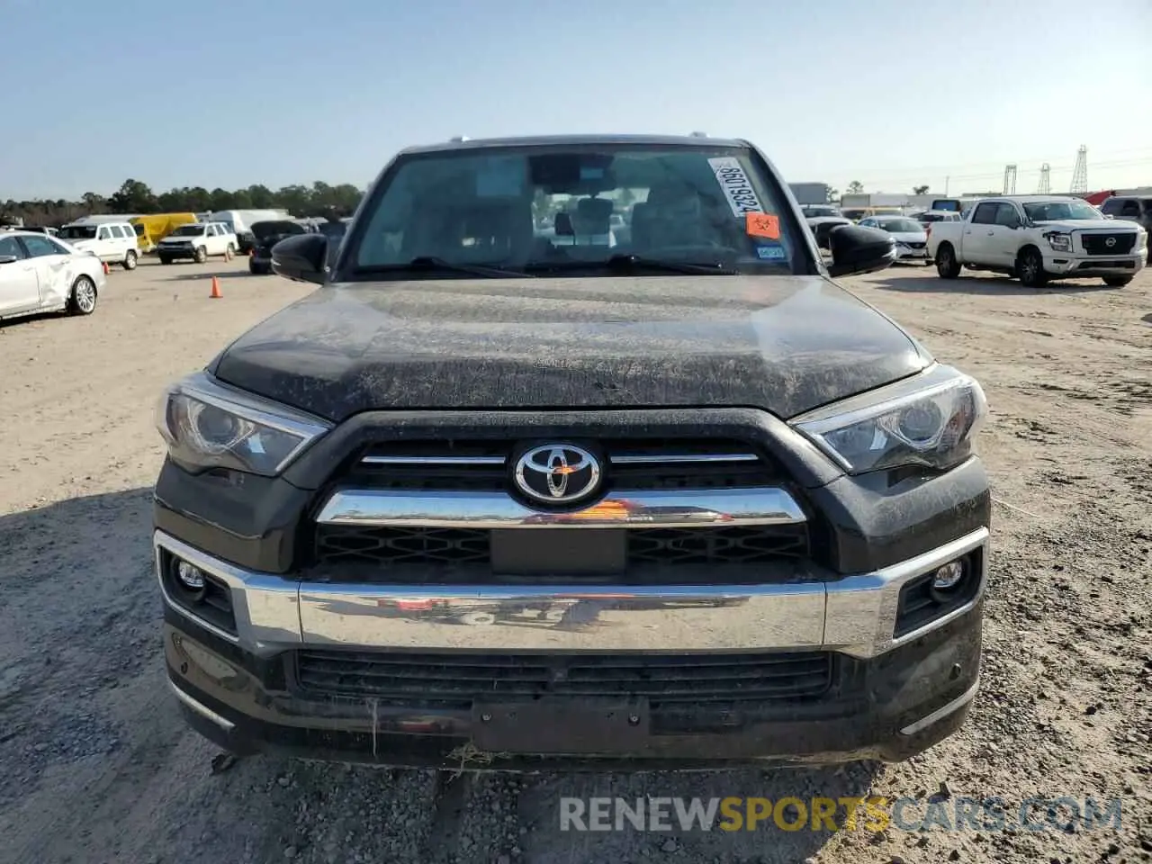 5 fotografías del automóvil dañado JTEDU5JR6P5287675 TOYOTA 4RUNNER 2023