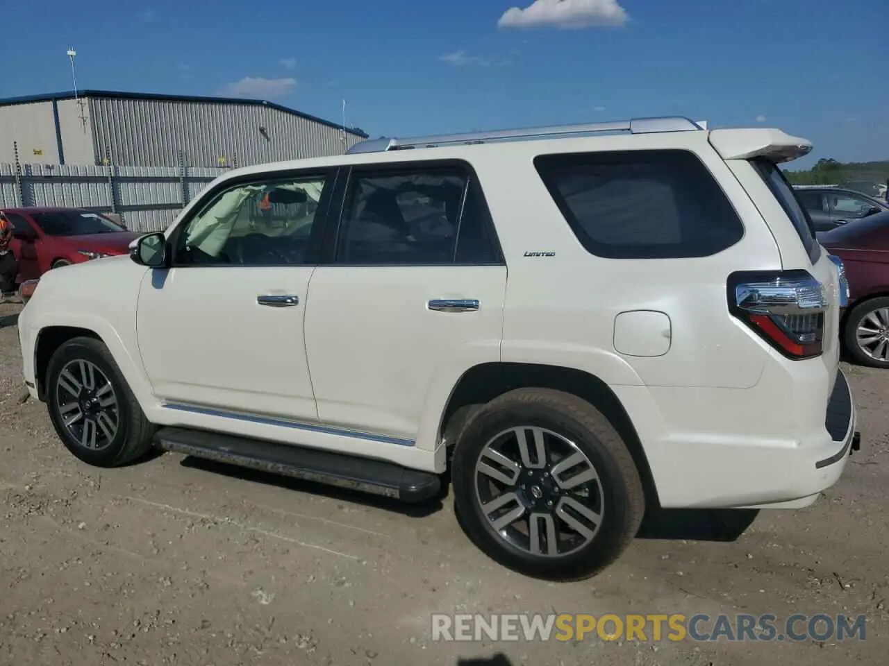 2 fotografías del automóvil dañado JTEDU5JRXP5285508 TOYOTA 4RUNNER 2023