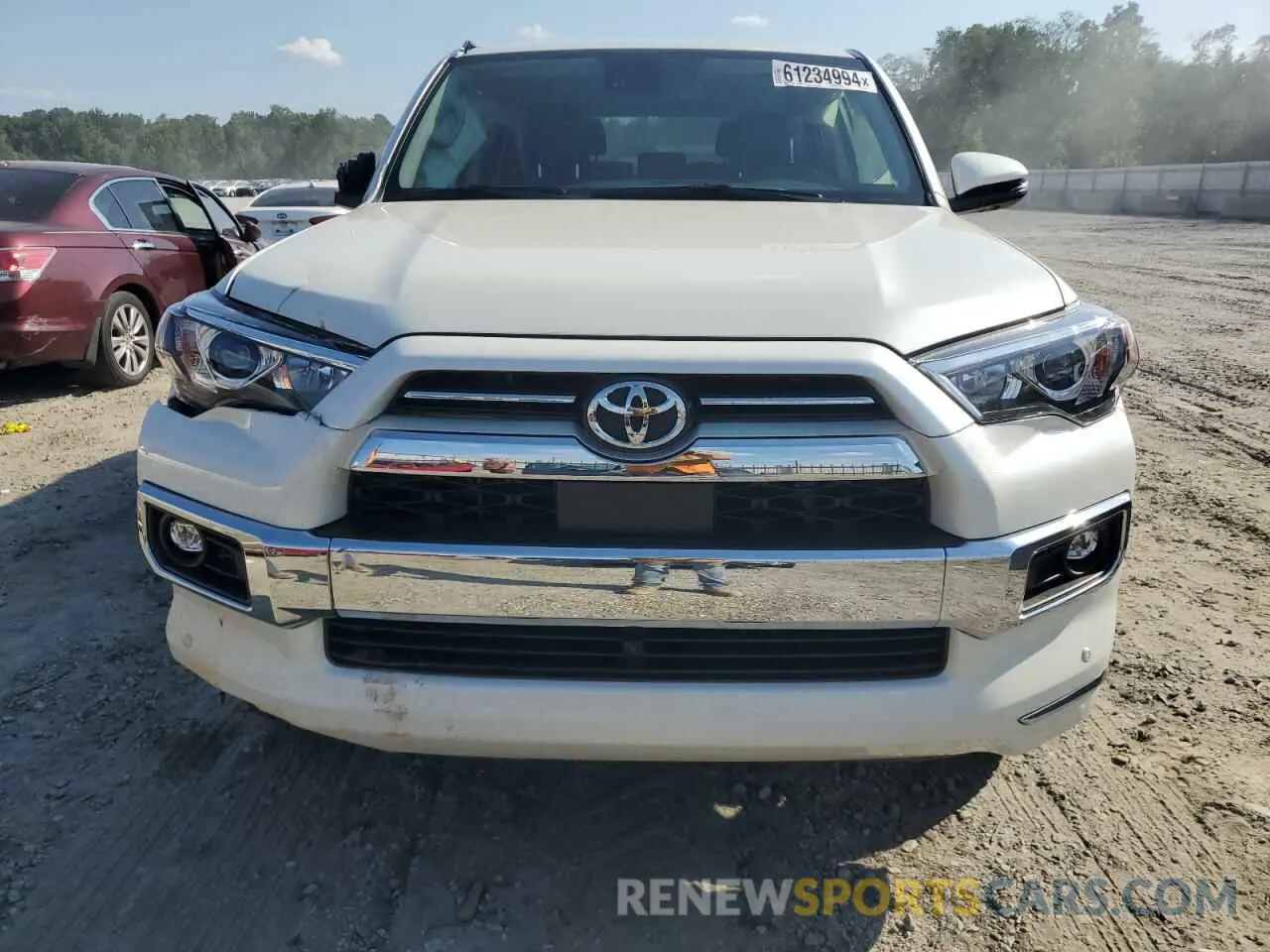 5 fotografías del automóvil dañado JTEDU5JRXP5285508 TOYOTA 4RUNNER 2023