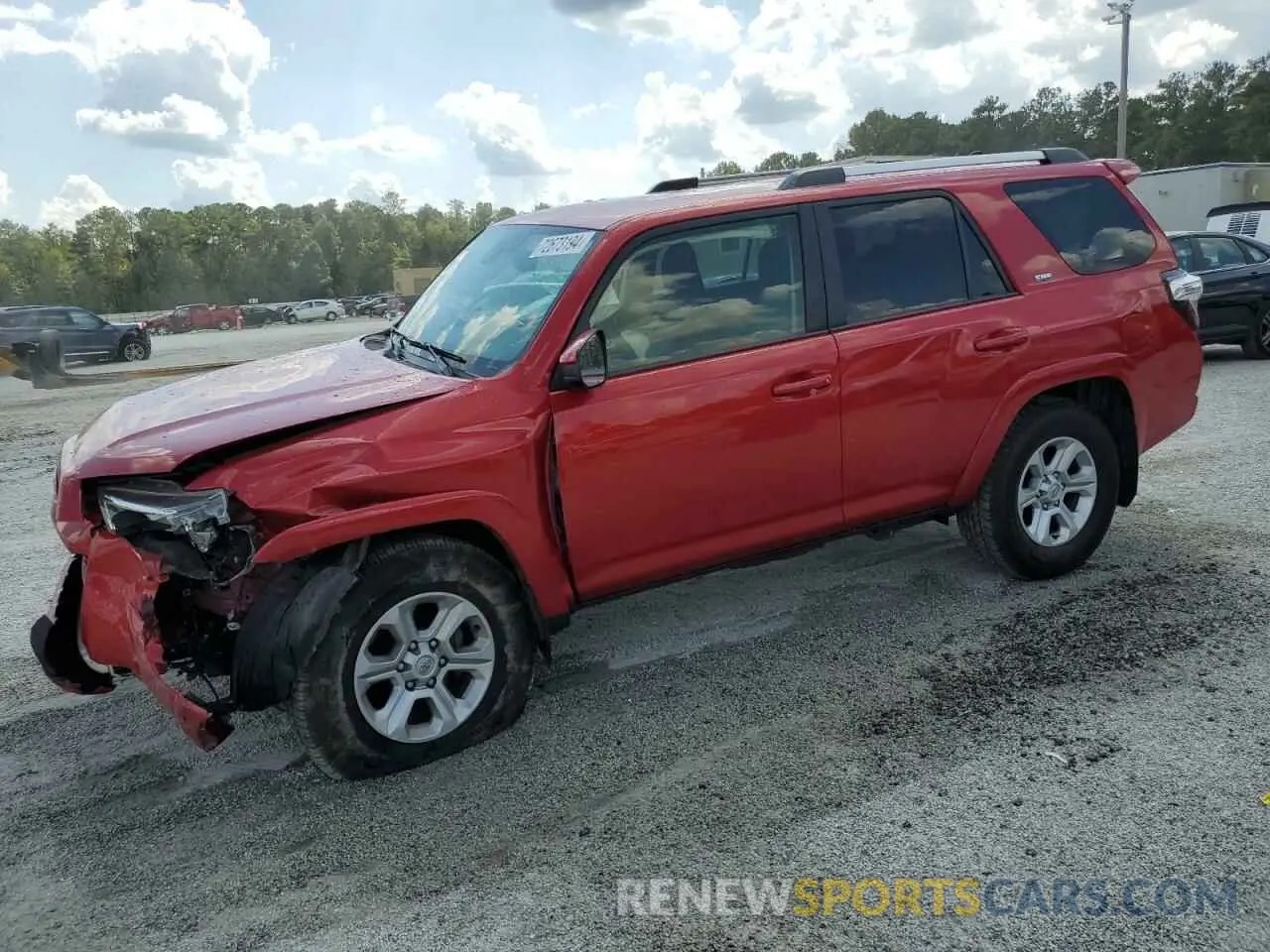 1 fotografías del automóvil dañado JTEEU5JR0P5287448 TOYOTA 4RUNNER 2023