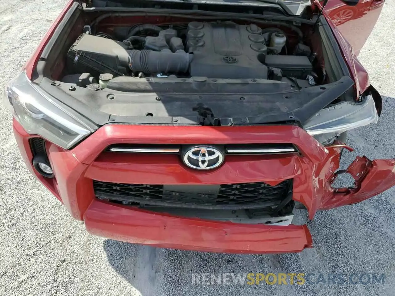 12 fotografías del automóvil dañado JTEEU5JR0P5287448 TOYOTA 4RUNNER 2023
