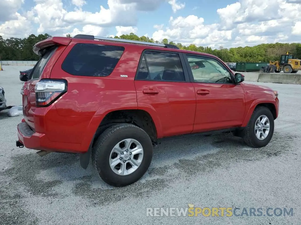 3 fotografías del automóvil dañado JTEEU5JR0P5287448 TOYOTA 4RUNNER 2023