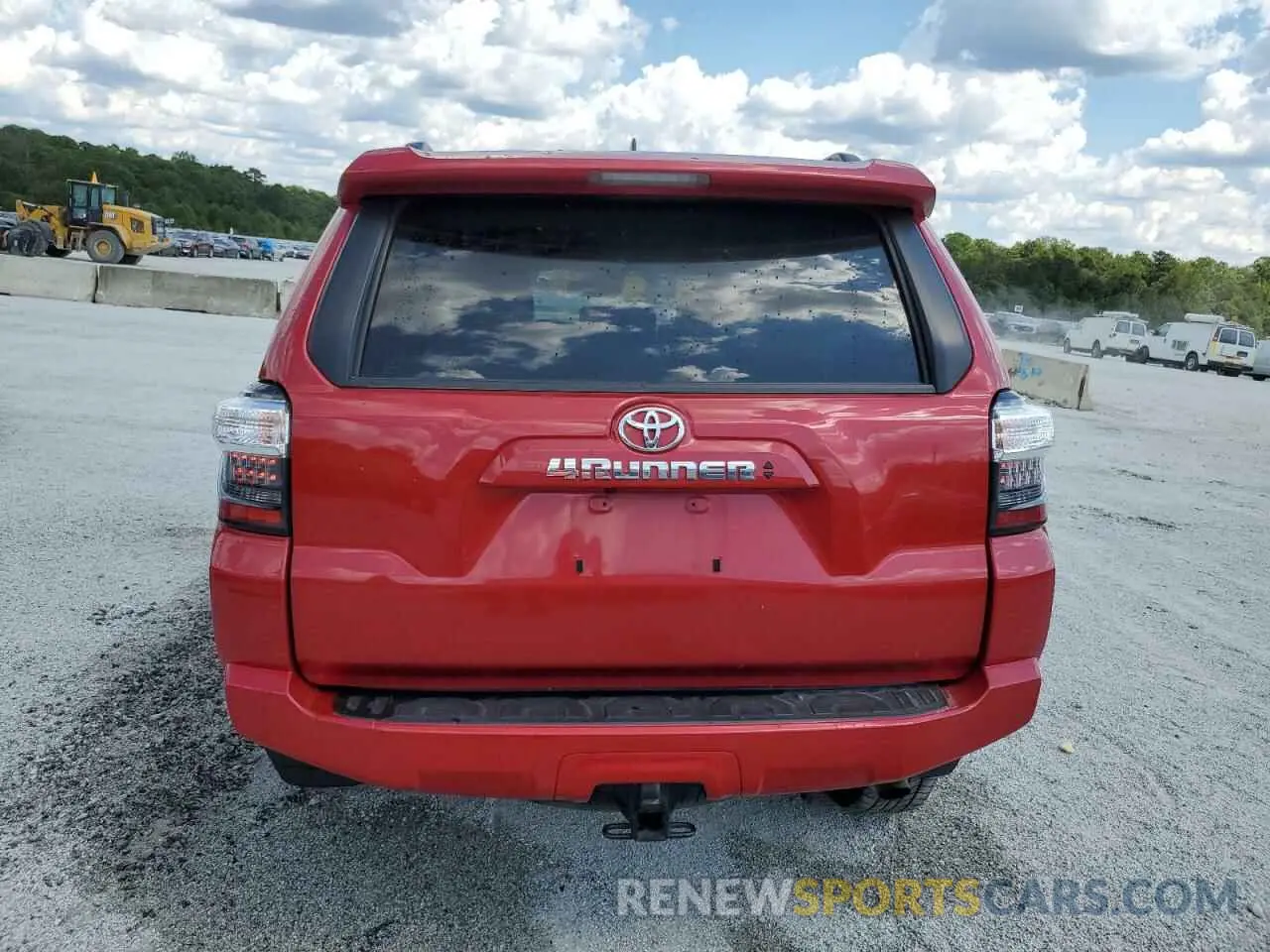 6 fotografías del automóvil dañado JTEEU5JR0P5287448 TOYOTA 4RUNNER 2023