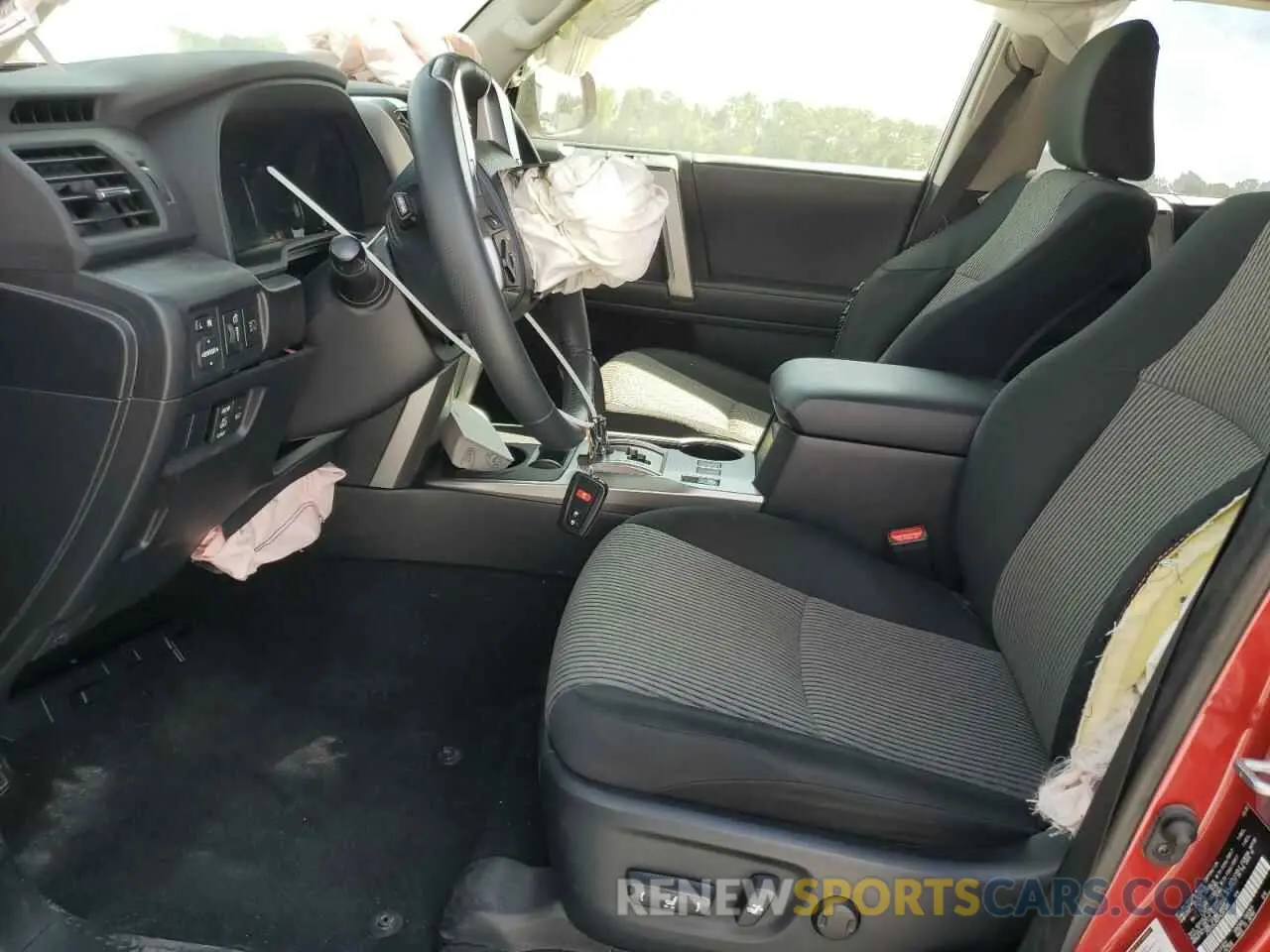 7 fotografías del automóvil dañado JTEEU5JR0P5287448 TOYOTA 4RUNNER 2023