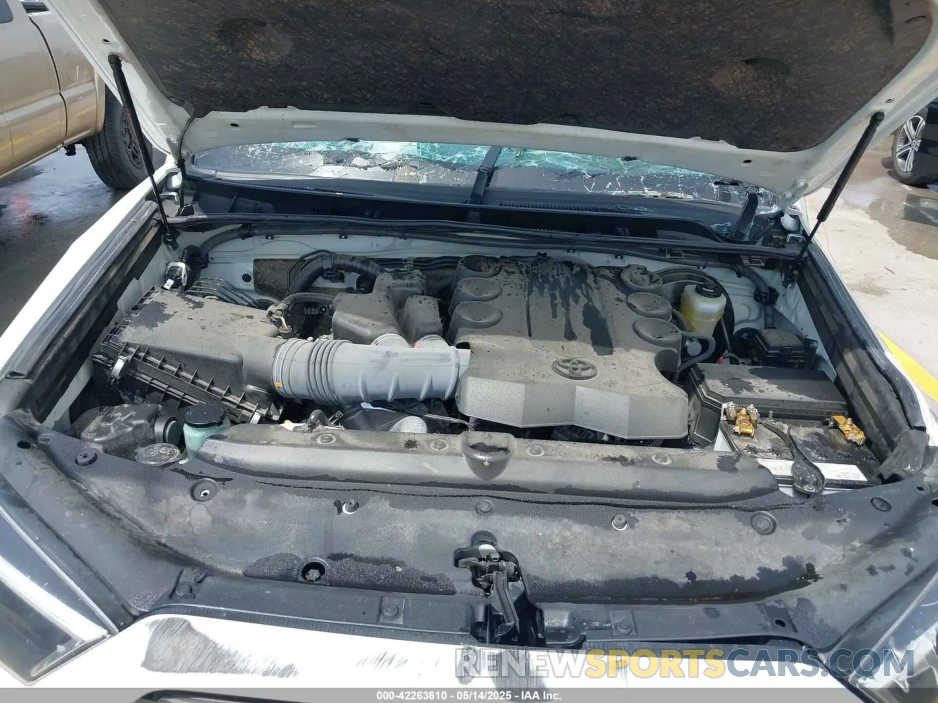 10 fotografías del automóvil dañado JTEEU5JR0P5305009 TOYOTA 4RUNNER 2023
