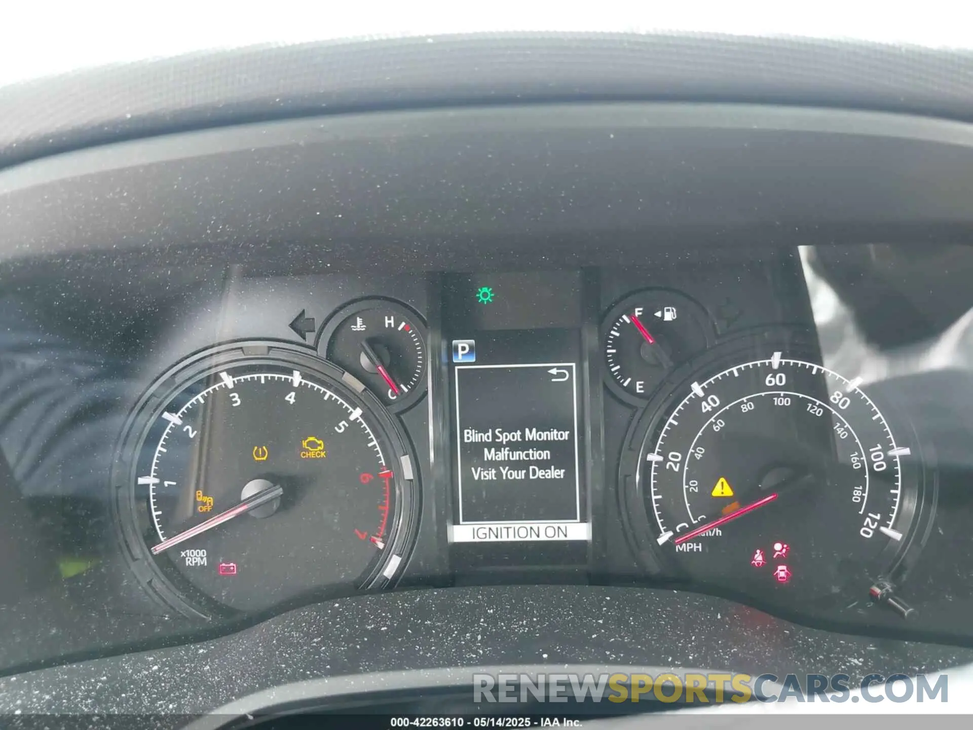 7 fotografías del automóvil dañado JTEEU5JR0P5305009 TOYOTA 4RUNNER 2023